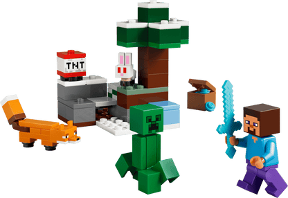 LEGO 21583 Minecraft Steve's Taiga Adventure | 79 PCS