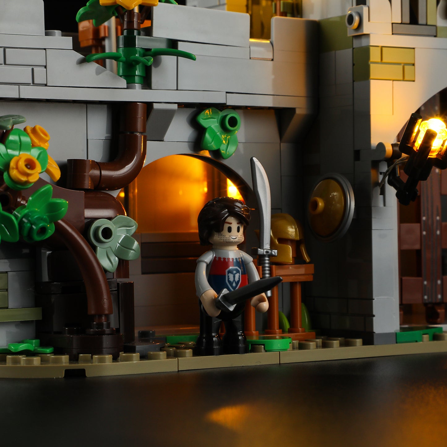 Lumibricks F9027 Medieval Watchtower Building Toy Set | 1625 PCS