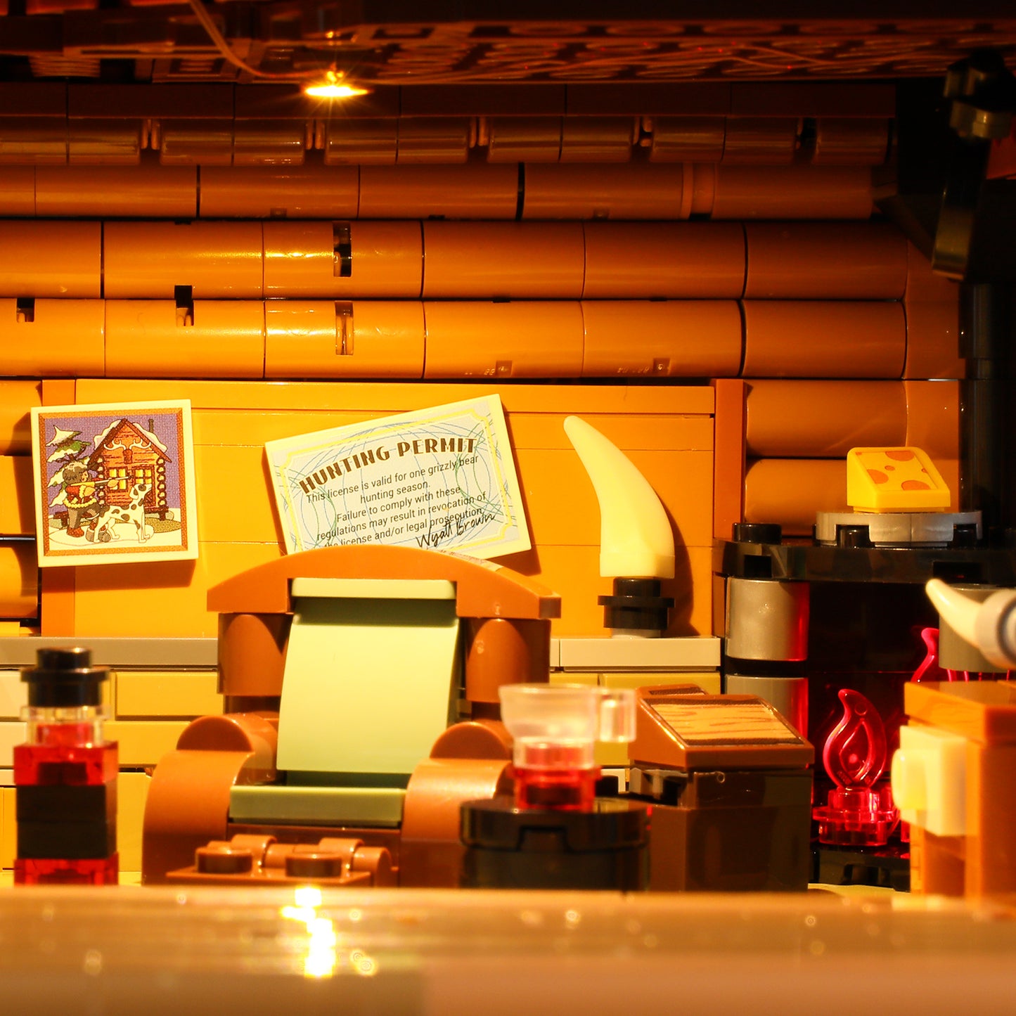 Lumibricks F9018 Hunting Cabin Building Toy Set | 2036 PCS