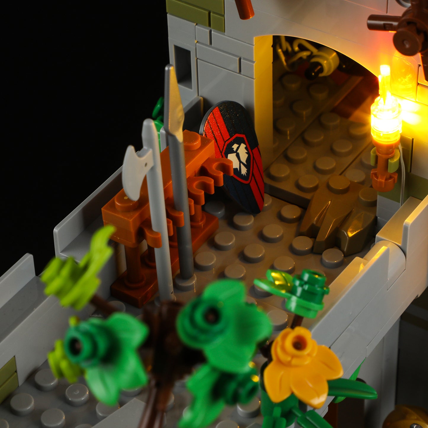 Lumibricks F9027 Medieval Watchtower Building Toy Set | 1625 PCS