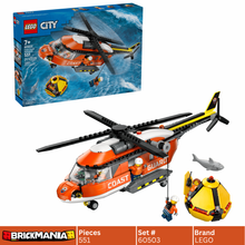 LEGO 60503 City Coast Guard Helicopter | 551 PCS