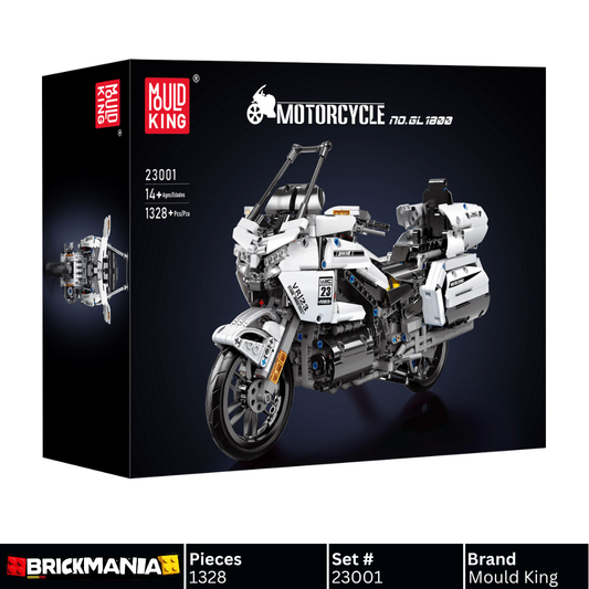Mould King 23001 Honda Gold Wing GL-1800 Building Toy Set | 1328 PCS