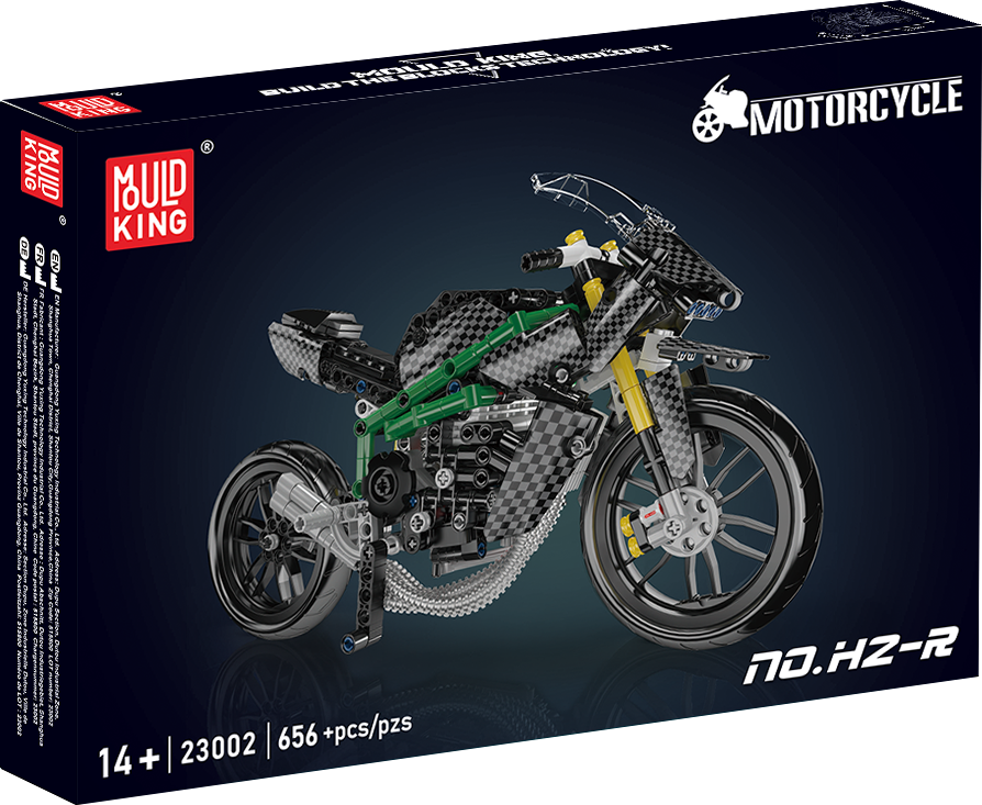 Mould King 23002 HZ-R Motorcycle Model Building Toy Set | 656 PCS