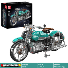 Mould King 23004 American Cruiser Motorcycle Building Toy Set | 1971 PCS