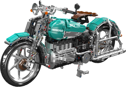 Mould King 23004 American Cruiser Motorcycle Building Toy Set | 1971 PCS