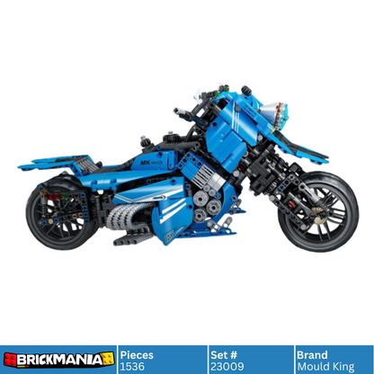 Mould King 23009 The Fly Motorcycle Model Building Toy Set | 1536 PCS