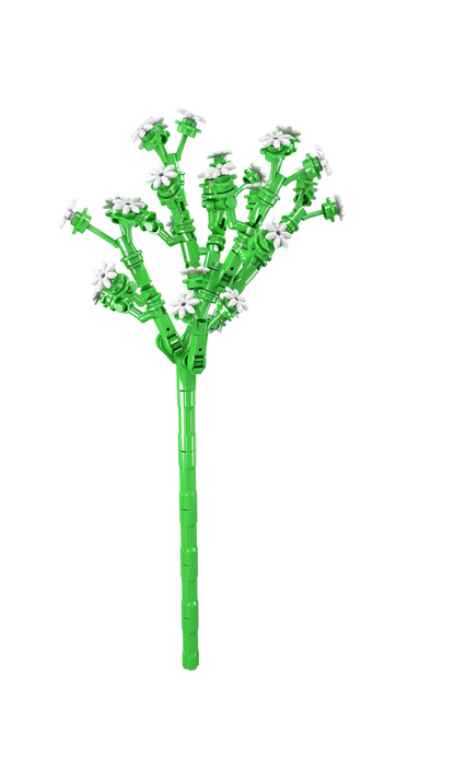Mould King 24004 Babysbreath Flower Building Toy Set | 144 PCS