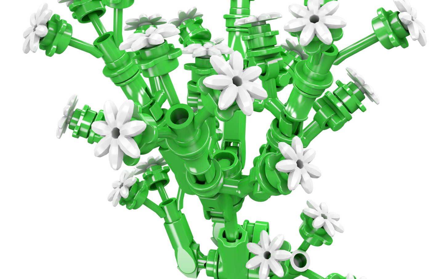 Mould King 24004 Babysbreath Flower Building Toy Set | 144 PCS
