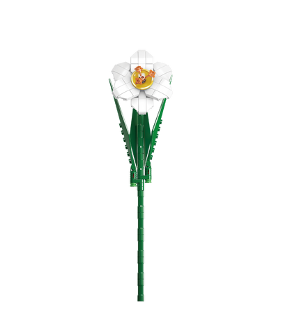Mould King 24008 Narcissus Flower Building Toy Set | 122 PCS