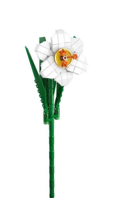 Mould King 24008 Narcissus Flower Building Toy Set | 122 PCS