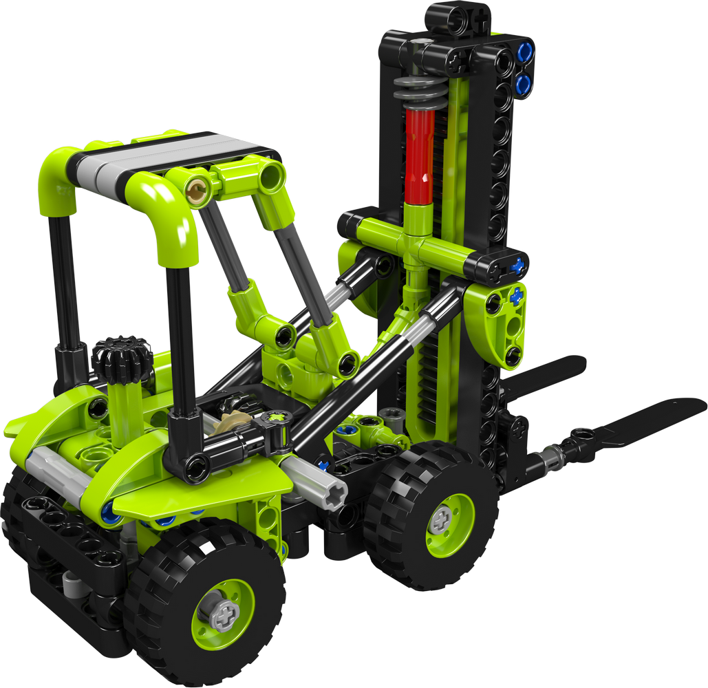 Mould King 24017 Forklift Workshop Loading Vehicle Building Toy Set | 219 PCS