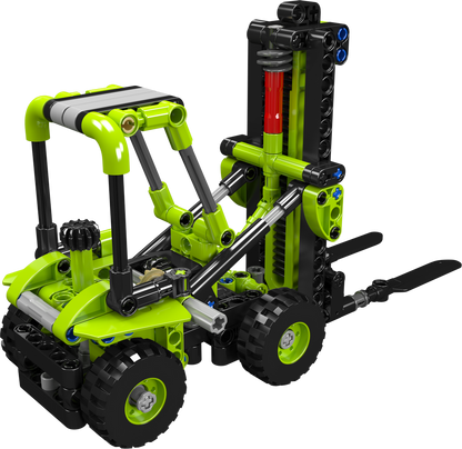 Mould King 24017 Forklift Workshop Loading Vehicle Building Toy Set | 219 PCS