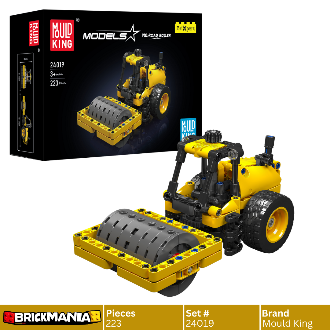 Mould King 24019 Road Roller Construction Building Toy Set | 223 PCS