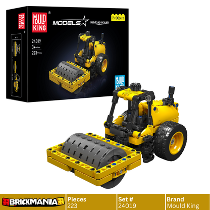 Mould King 24019 Road Roller Construction Building Toy Set | 223 PCS