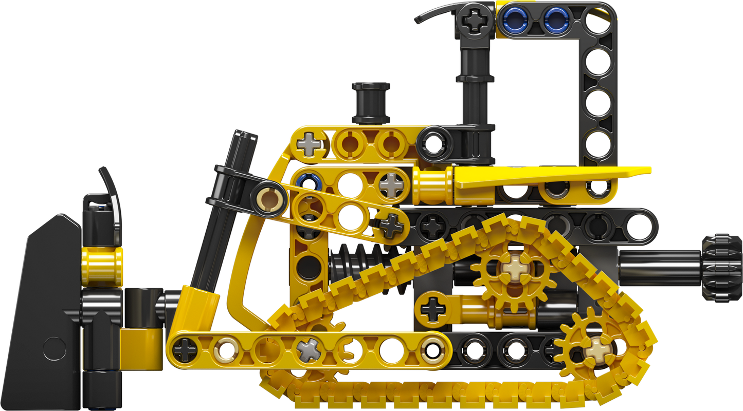Mould King 24020 Crawler Bulldozer Building Toy Set | 244 PCS