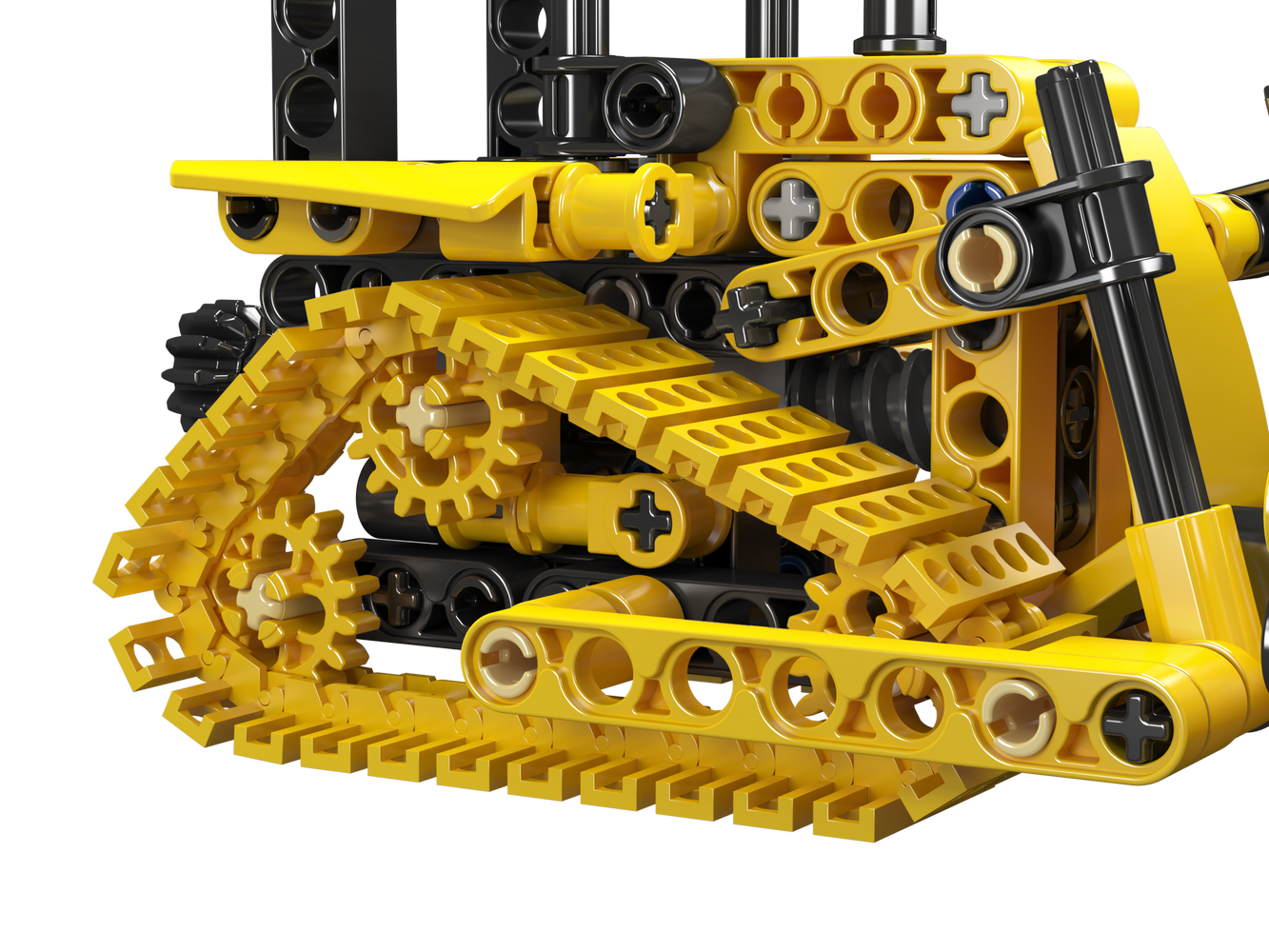 Mould King 24020 Crawler Bulldozer Building Toy Set | 244 PCS