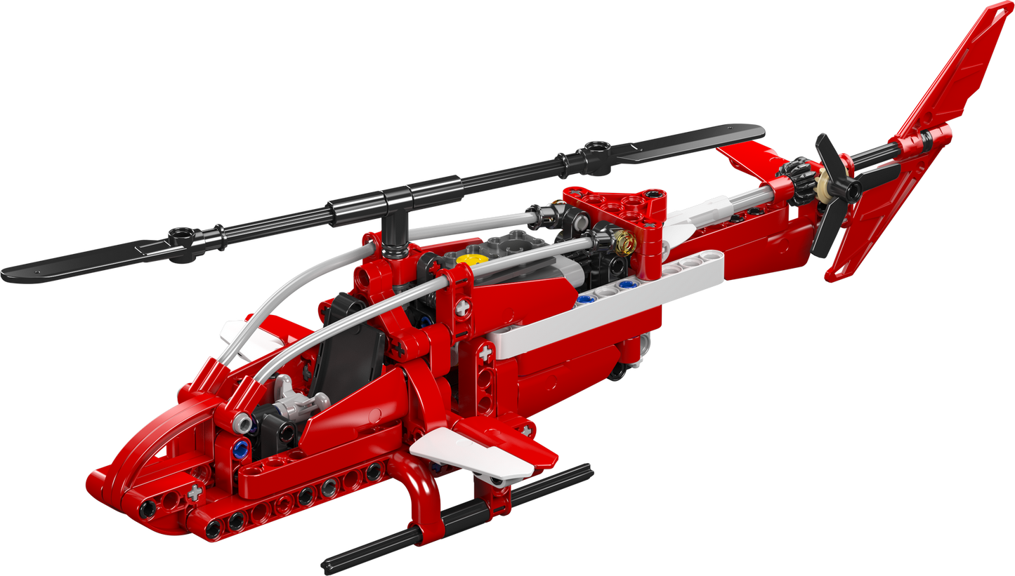 Mould King 24022 Aircraft Sparrow Helicopter Building Toy Set | 266 PCS