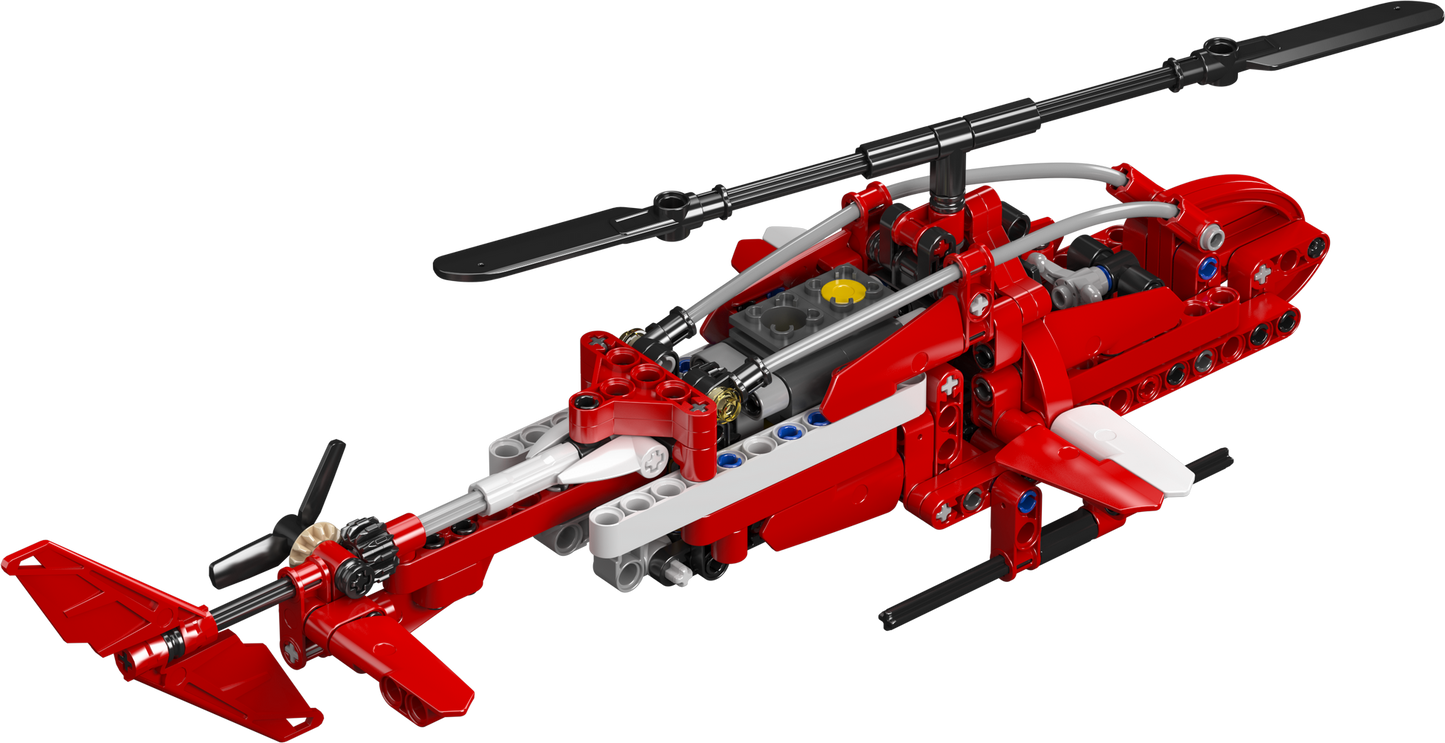 Mould King 24022 Aircraft Sparrow Helicopter Building Toy Set | 266 PCS