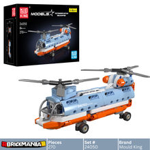 Mould King 24050 Tandem Rotor Helicopter Building Toy Set | 270 PCS
