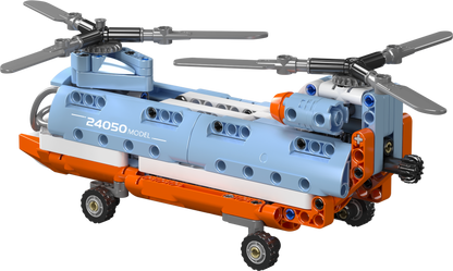Mould King 24050 Tandem Rotor Helicopter Building Toy Set | 270 PCS