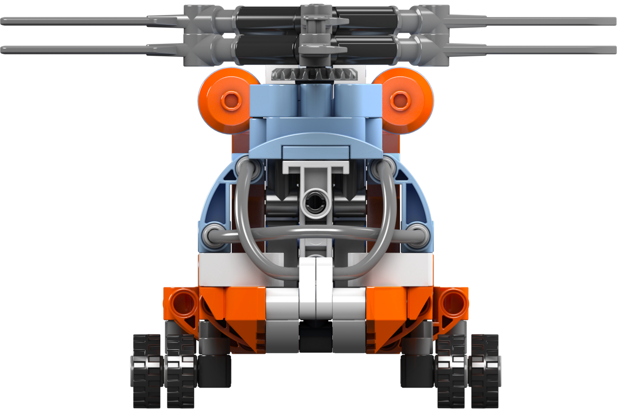 Mould King 24050 Tandem Rotor Helicopter Building Toy Set | 270 PCS