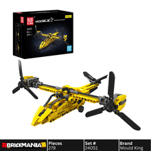 Mould King 24051 Tiltrotor Aircraft Building Toy Set | 279 PCS