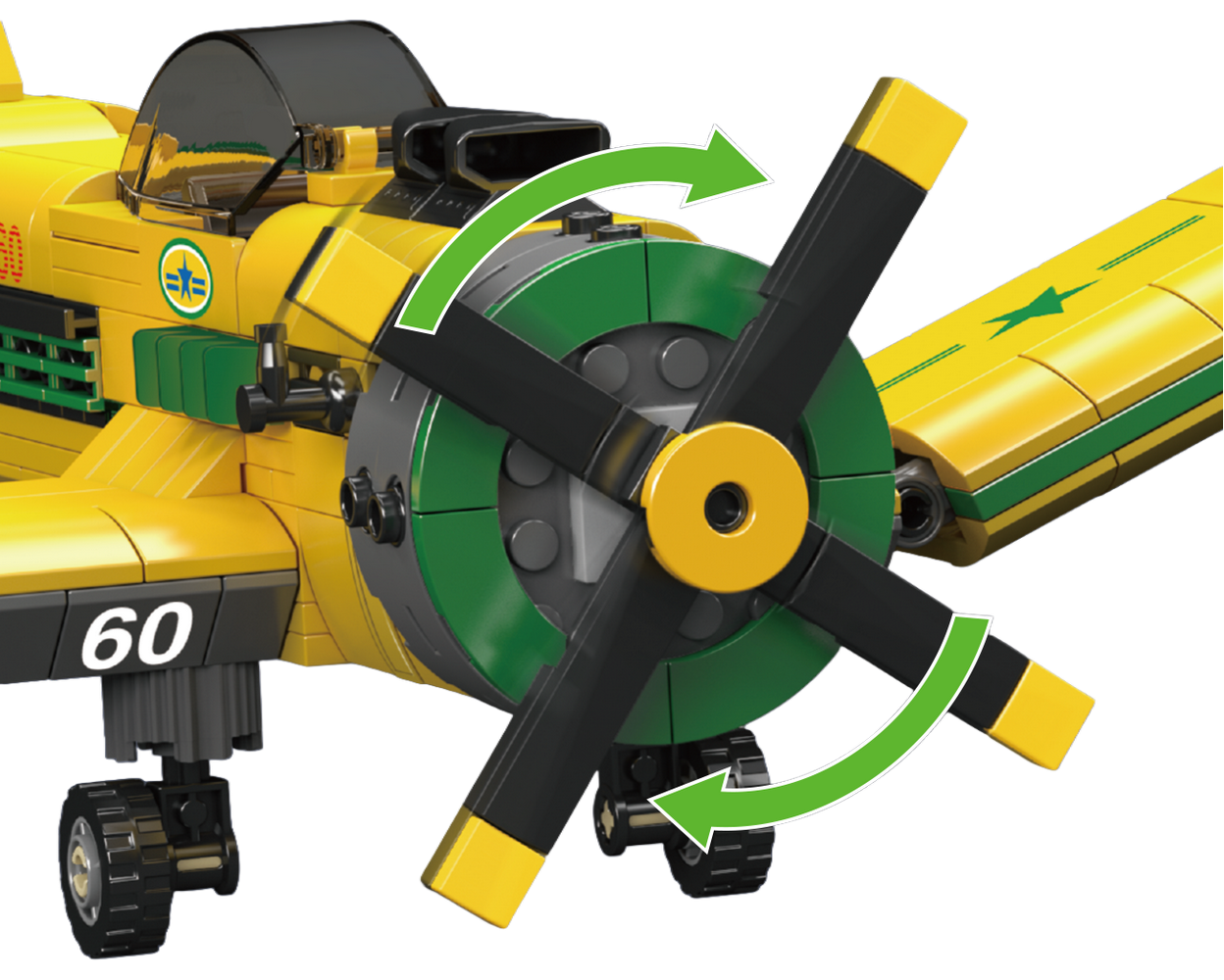Mould King 24060 Brazilian Propeller Racing Building Toy Set | 562 PCS