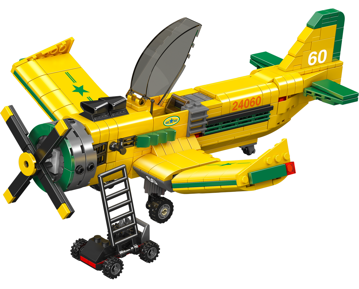 Mould King 24060 Brazilian Propeller Racing Building Toy Set | 562 PCS