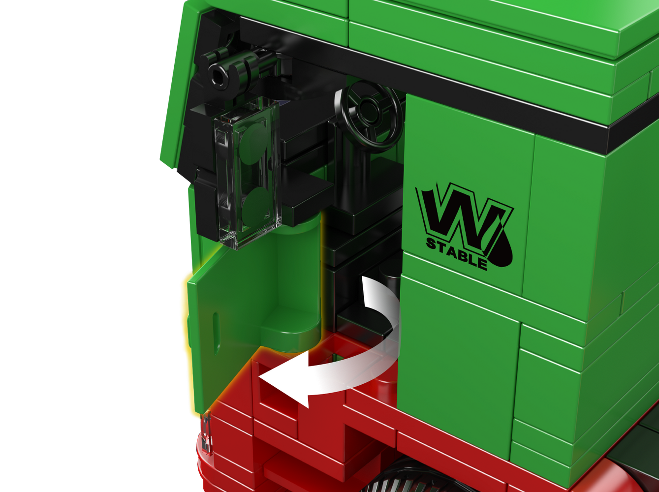 Mould King 24075 Fuel Tanker Truck Building Toy Set | 556 PCS