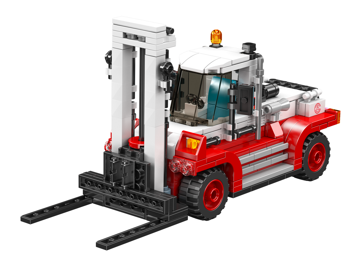 Mould King 24079 Forklift Transport Truck Building Toy Set | 906 Pcs