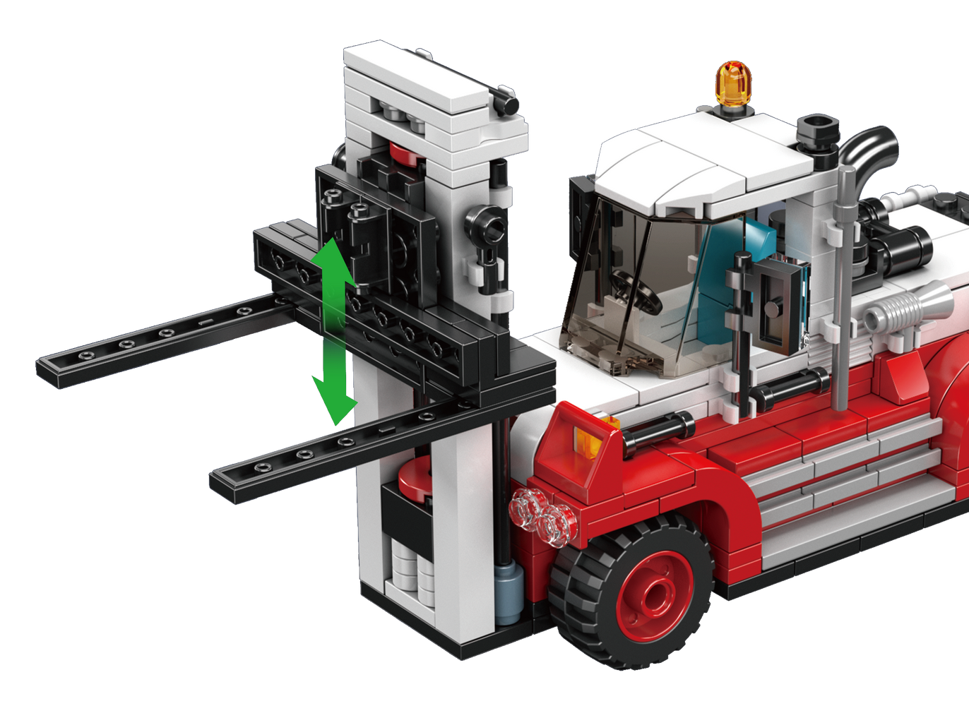 Mould King 24079 Forklift Transport Truck Building Toy Set | 906 Pcs