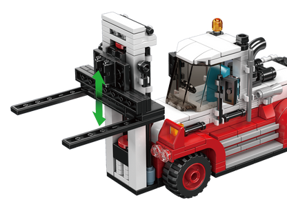 Mould King 24079 Forklift Transport Truck Building Toy Set | 906 Pcs