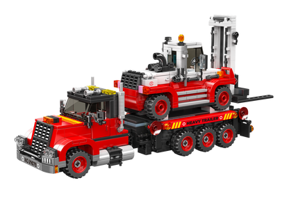 Mould King 24079 Forklift Transport Truck Building Toy Set | 906 Pcs