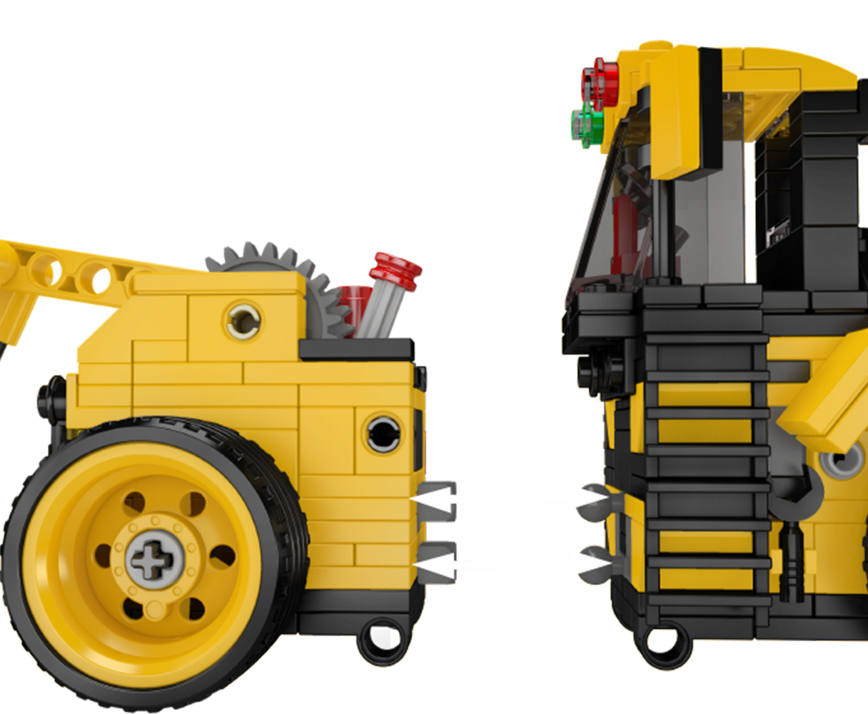 Mould King 24083 Wheel Loader Construction Building Toy Set | 456 PCS