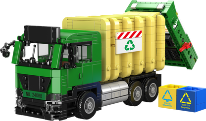 Mould King 24088 Eco-Friendly Garbage Truck Building Toy Set | 646 PCS