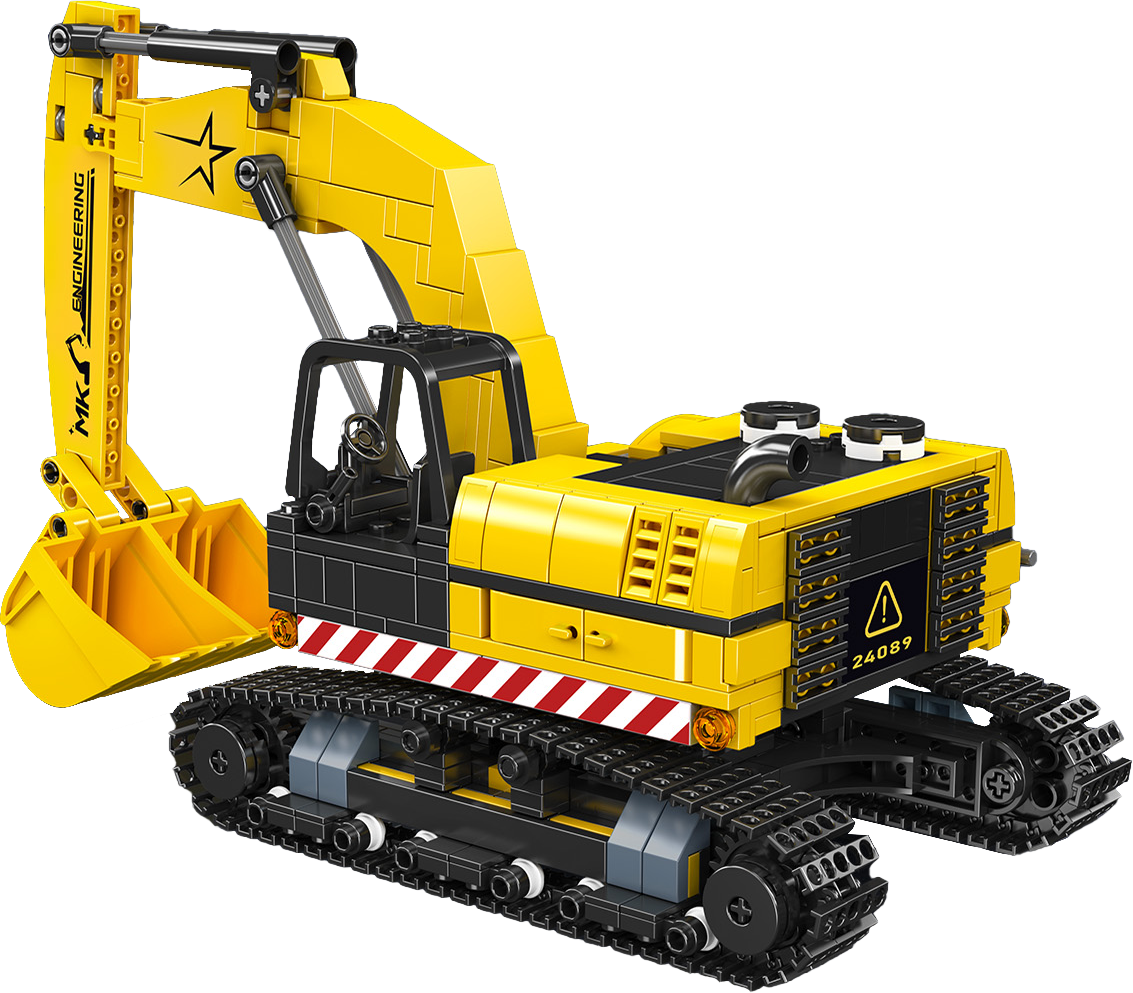Mould King 24089 Mini Excavator Building Toy Set | 705 PCS