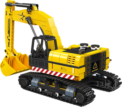 Mould King 24089 Mini Excavator Building Toy Set | 705 PCS