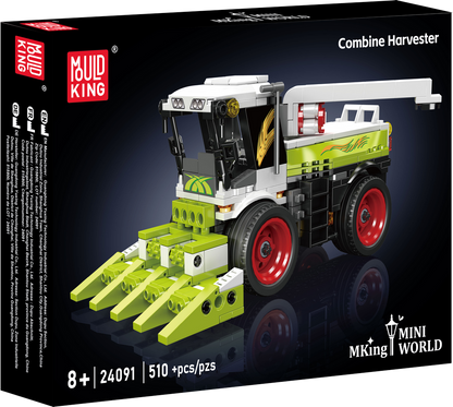 Mould King 24091 Corn Combine Harvester Building Toy Set | 510 PCS