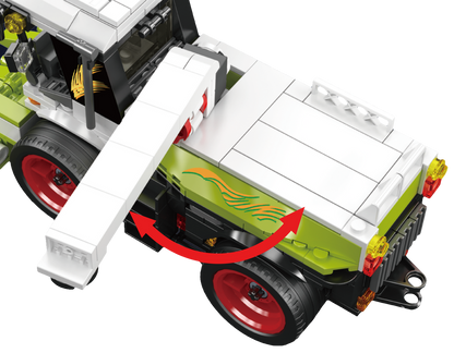 Mould King 24091 Corn Combine Harvester Building Toy Set | 510 PCS