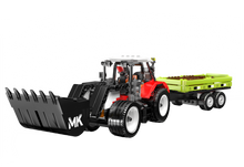 Mould King 24093 Wheel Loader & Agricultural Trailer Building Toy Set | 504 PCS