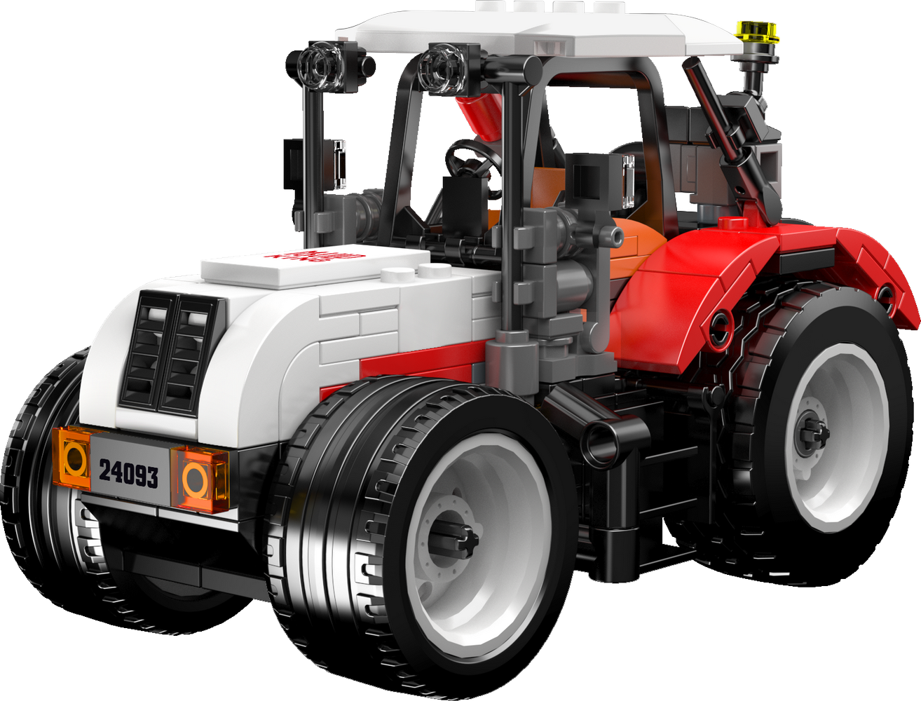 Mould King 24093 Wheel Loader & Agricultural Trailer Building Toy Set | 504 PCS