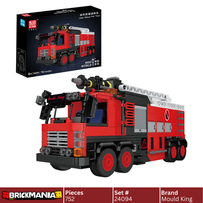 Mould King 24094 Urban Rescue Fire Truck Building Toy Set | 752 PCS