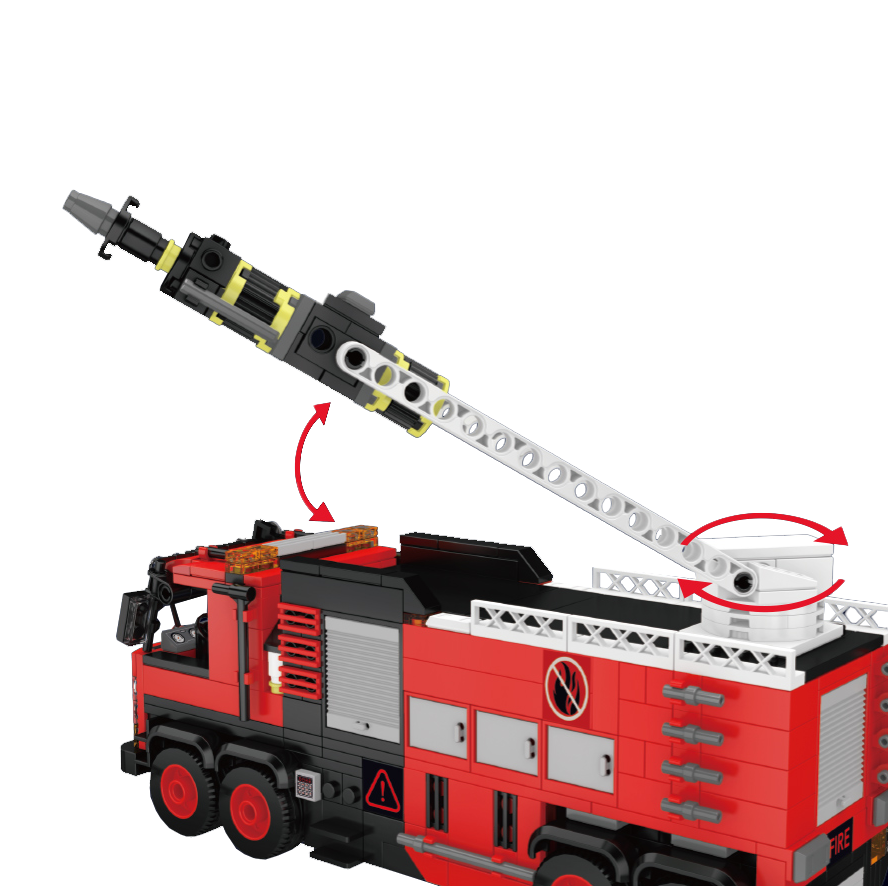 Mould King 24094 Urban Rescue Fire Truck Building Toy Set | 752 PCS