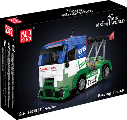 Mould King 24095 Low-Profile Racing Truck Building Toy Set | 510 PCS