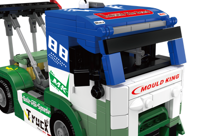 Mould King 24095 Low-Profile Racing Truck Building Toy Set | 510 PCS