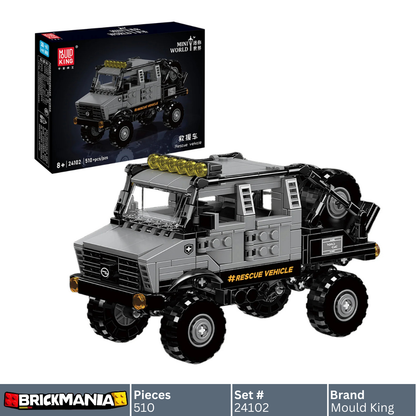 Mould King 24102 Off-Road Rescue Vehicle Building Toy Set | 510 PCS