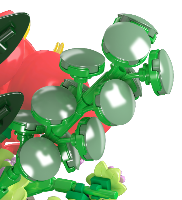 Mould King 24107 Daisy Flowerpot Botanical Building Toy Set | 1157 PCS