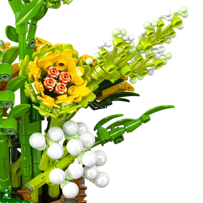 Mould King 24110 Sunflower Potted Building Toy Set | 1047 PCS