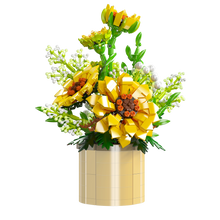 Mould King 24110 Sunflower Potted Building Toy Set | 1047 PCS