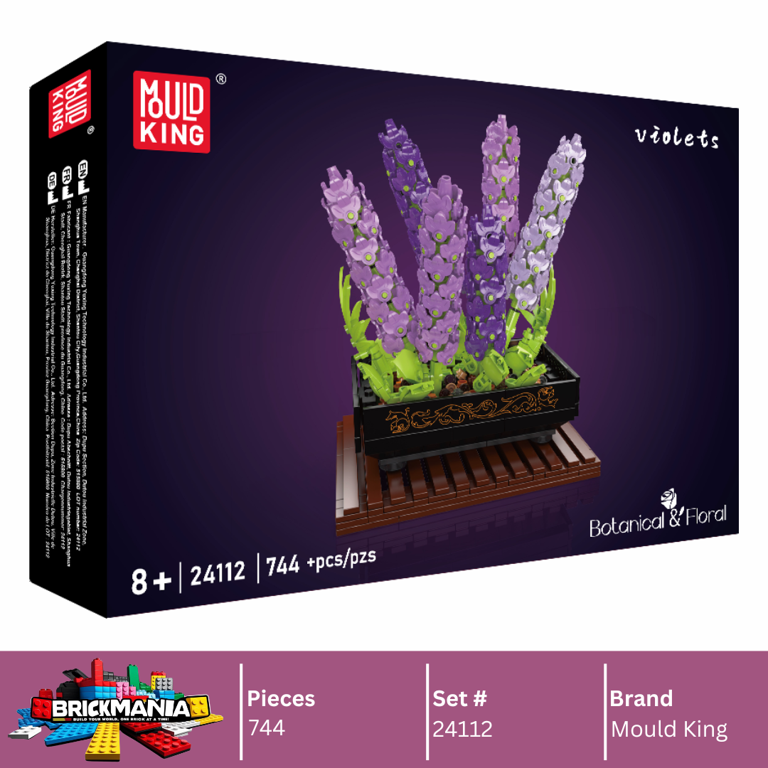 Mould King 24112 Violet Bonsai Building Toy Set | 744 PCS